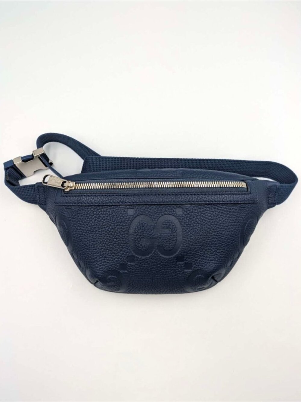 Gucci Jumbo GG Piuma Calfskin Belt Bag Navy 90cm 658582 - Picture 3 of 14